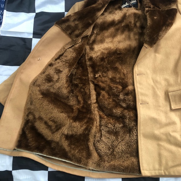 Vintage 70s Fur Trimmed Windbreaker Coat by Van Heuson - Picture 3 of 7